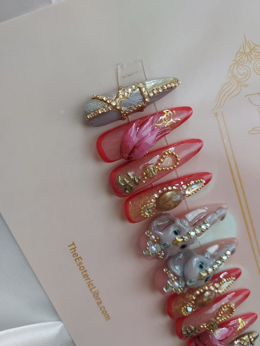 Ganesha Press on Nails