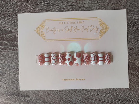 Diaspora – Short Square Press-On Nail Set